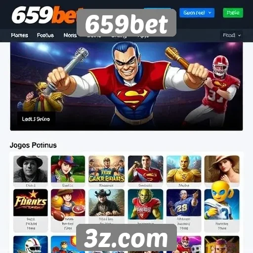 Comparativo de jogos disponíveis no 659bet